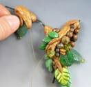 Molded clay on wire